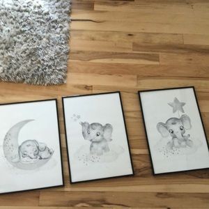 Brand new pictures for baby nursery